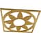 Ekena Millwork Blume Architectural Grade PVC Pierced Ceiling Medallion, Gold, 20"OD x 7"ID x 1/2"P CMPP20BLSGO - alternate 4